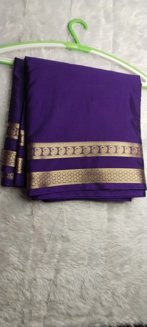 Semi_Crepe_Silk_Saree_Bentex_Purple