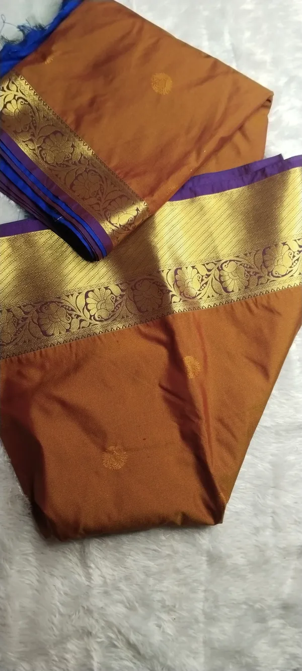 Semi_Kanchi_Rust_Orange_Saree