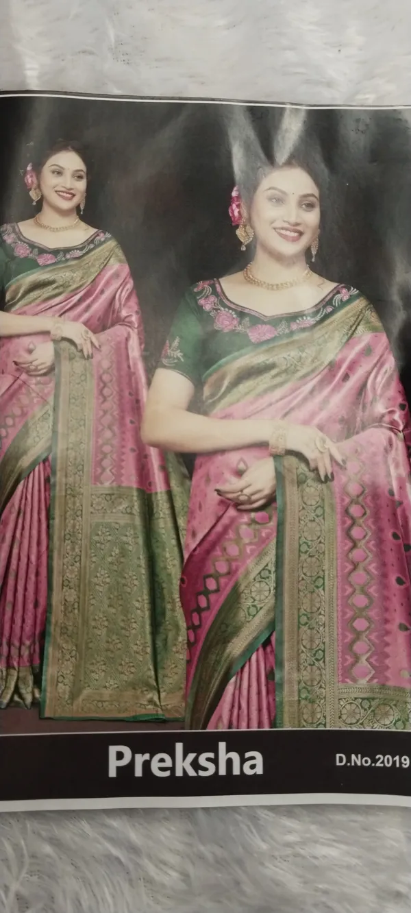 Semi_Banarasi_Zari_Fancy_Designer_Saree_With_Embroidery_Blouse_Piece