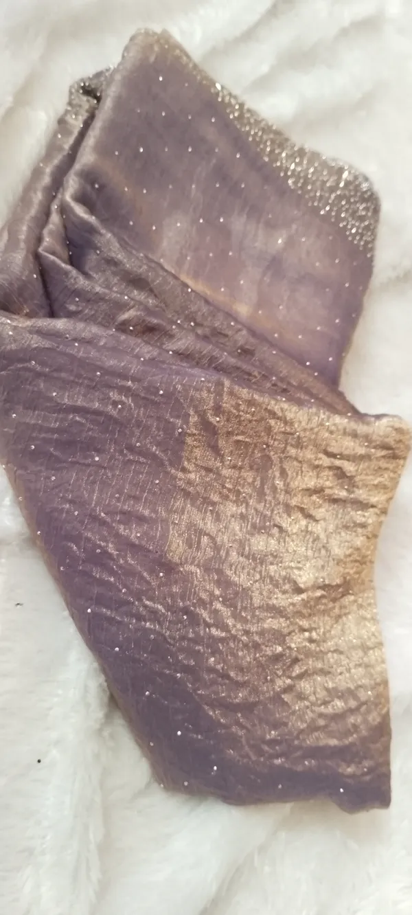 Bling_Border_Replica_Sarees_Lavender_Colour