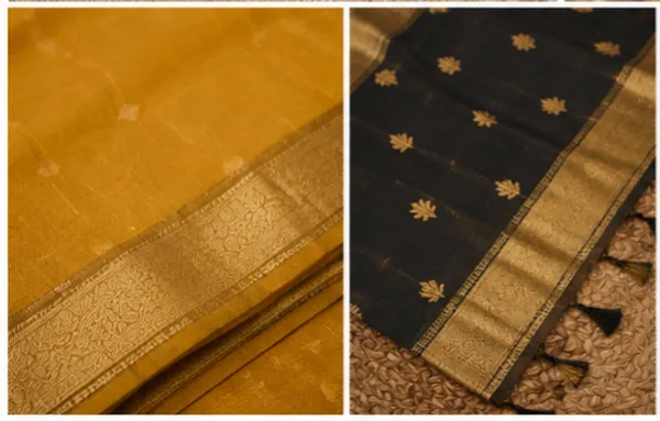 Mustard_Yellow_And_Black_Cotton_Premium_Saree_For_Women