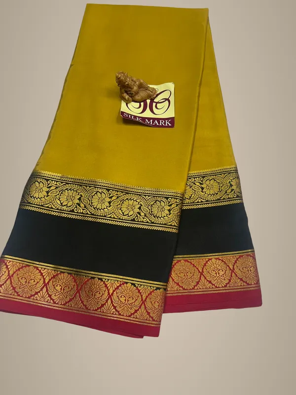 Pure_Mysore_Crepe_Silk_With_Embroidery_Saree_With_Blouse_Piece