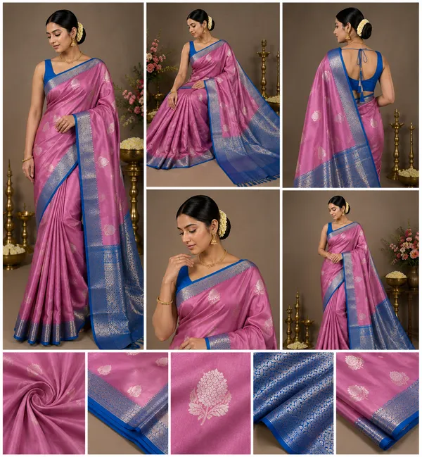 Lilac_Pink_And_Blue_Colour_Pure_Banarasi_Mango_Silk_Saree