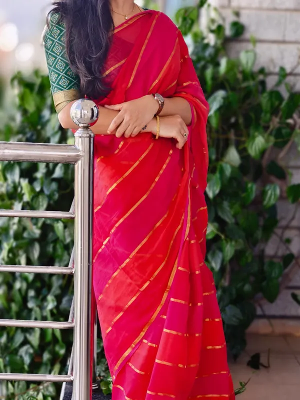 Zari_Stripe_Cotton_Saree