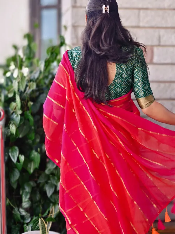 Zari_Stripe_Cotton_Saree
