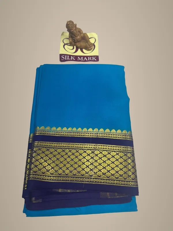 Pure_Mysore_Crepe_Silk_Sarees_With_Blouse_Piece