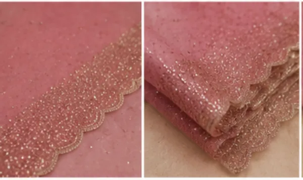 Bling_Border_Pink_Colour_Party_Wear_Sarees