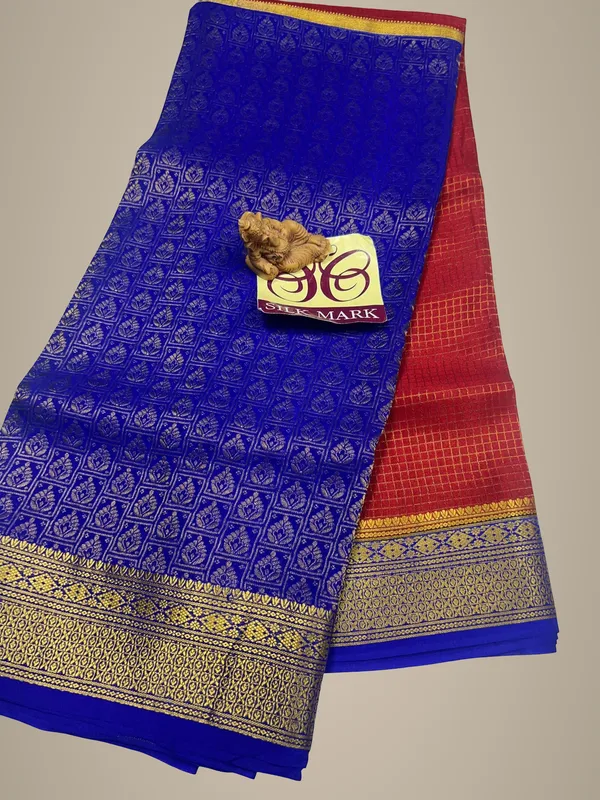 Pure_Mysore_Crepe_Silk_With_Embroidery_Saree_With_Blouse_Piece