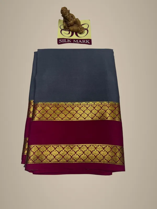 Pure_Mysore_Crepe_Silk_Sarees_With_Blouse_Piece