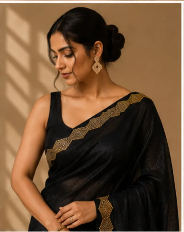 Fancy_saree_black