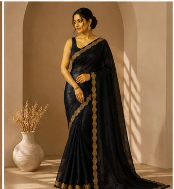 Fancy_saree_black