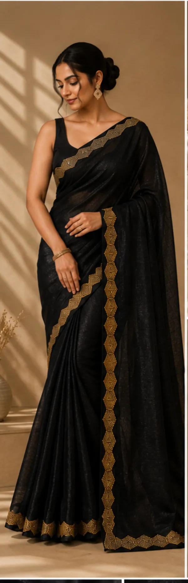 Fancy_saree_black