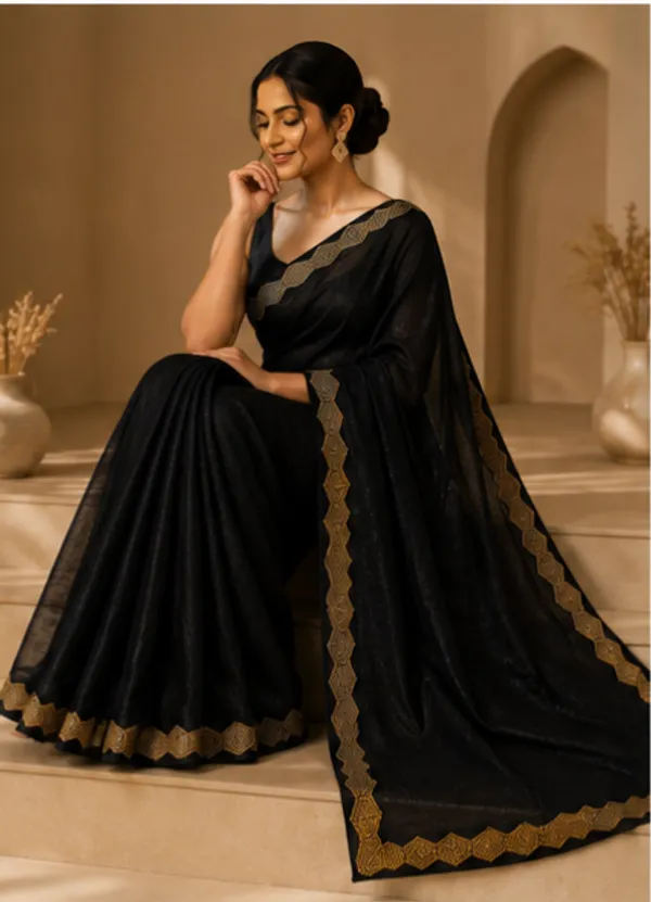 Fancy_saree_black