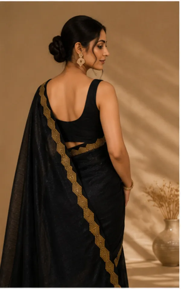 Fancy_saree_black