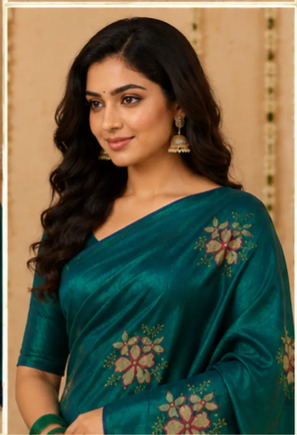 Peacock_tissue_cotton_saree_with_floral_embroidery