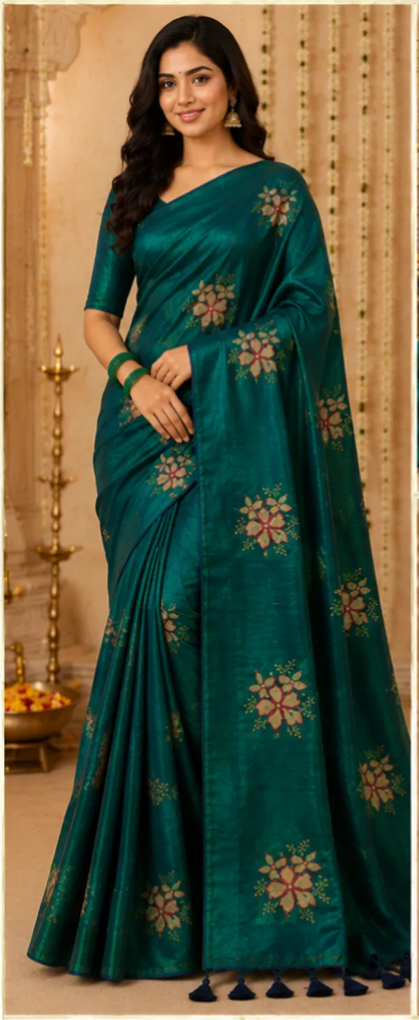 Peacock_tissue_cotton_saree_with_floral_embroidery