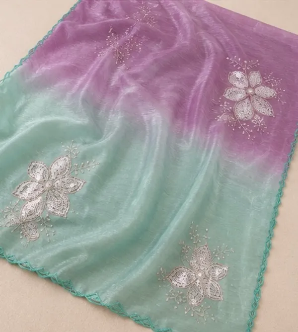 Floral_embroidery_dual_tone_saree