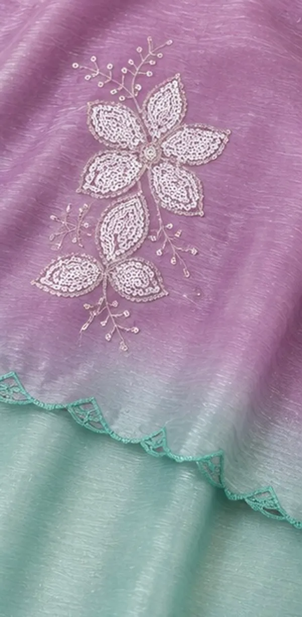 Floral_embroidery_dual_tone_saree
