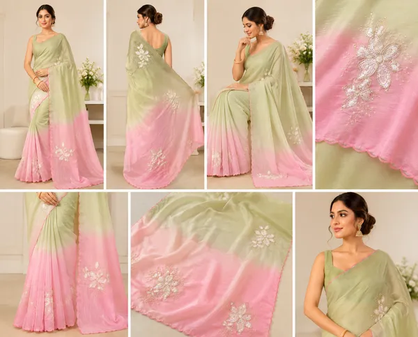 Floral_embroidery_scalo_dual_tone_saree