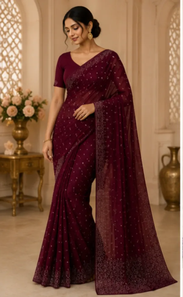 Stone_Work_Saree