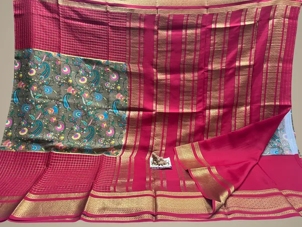 Pure_Mysore_Crepe_Silk_With_Embroidery_Saree_With_Blouse_Piece