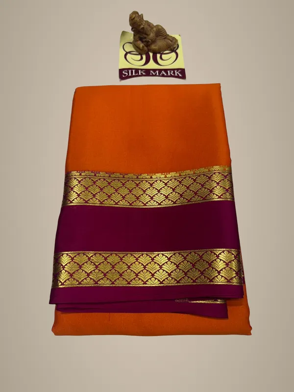 Pure_Mysore_Crepe_Silk_Sarees_With_Blouse_Piece