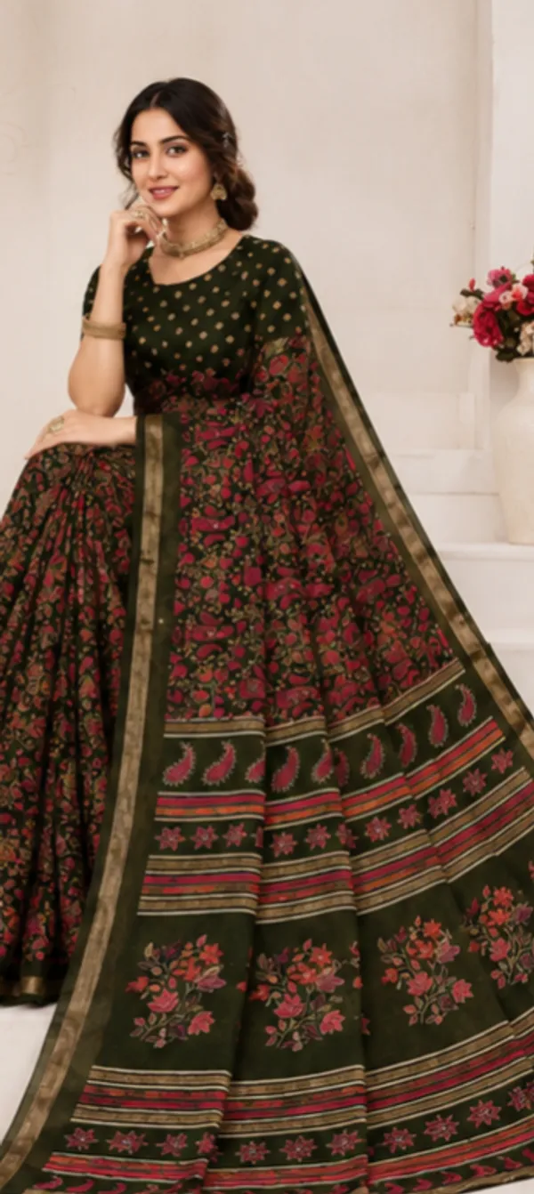 Kalamkari_chiffon_saree