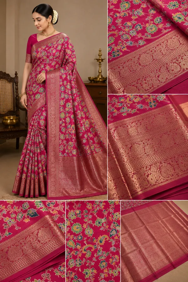 Semi_Dola_Silk_Saree_With_Running_Blouse_pink