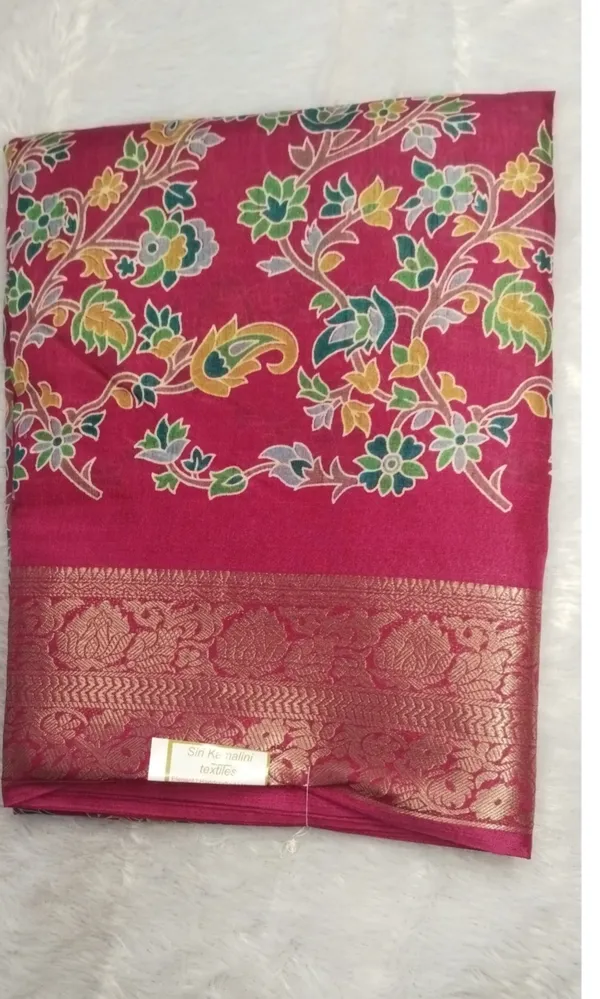 Semi_Dola_Silk_Saree_With_Running_Blouse_pink
