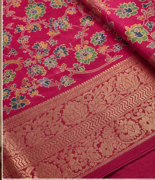Semi_Dola_Silk_Saree_With_Running_Blouse_pink