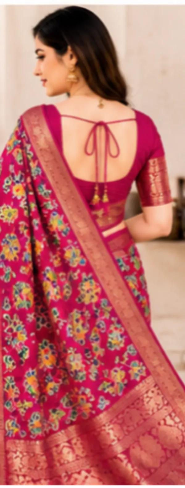 Semi_Dola_Silk_Saree_With_Running_Blouse_pink