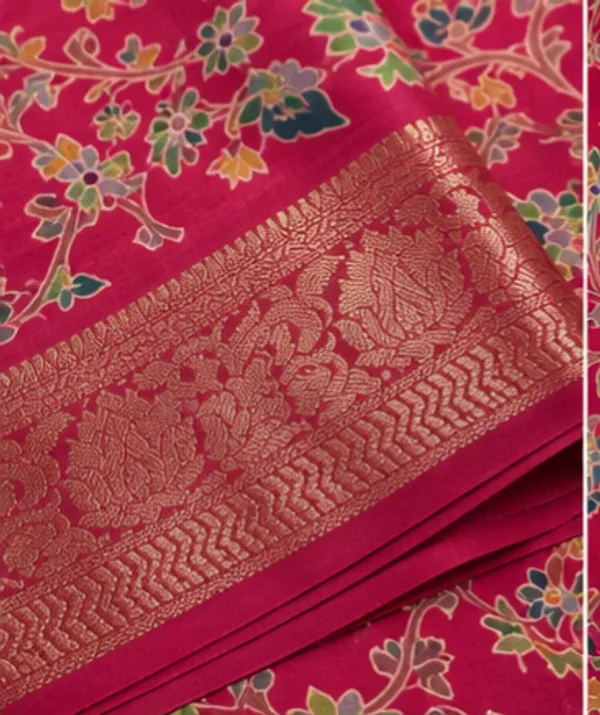 Semi_Dola_Silk_Saree_With_Running_Blouse_pink
