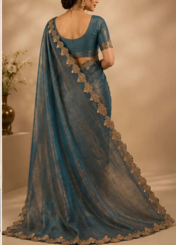 Lace_work_saree