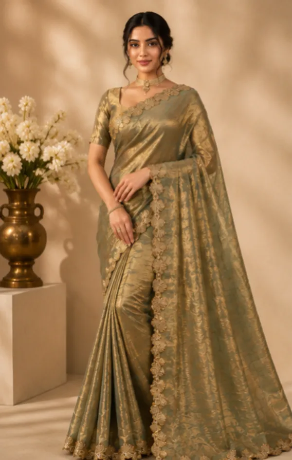 Lace_work_saree