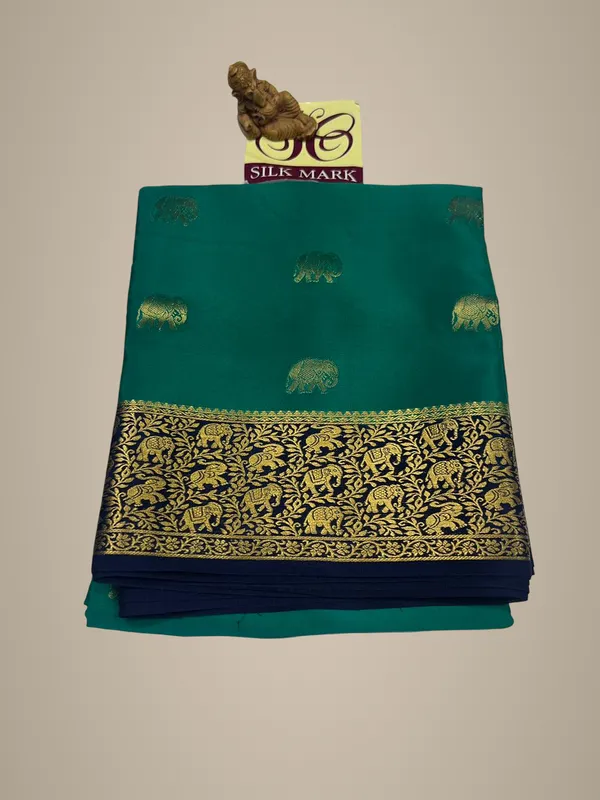 Pure_Mysore_Crepe_Silk_With_Embroidery_Saree_With_Blouse_Piece