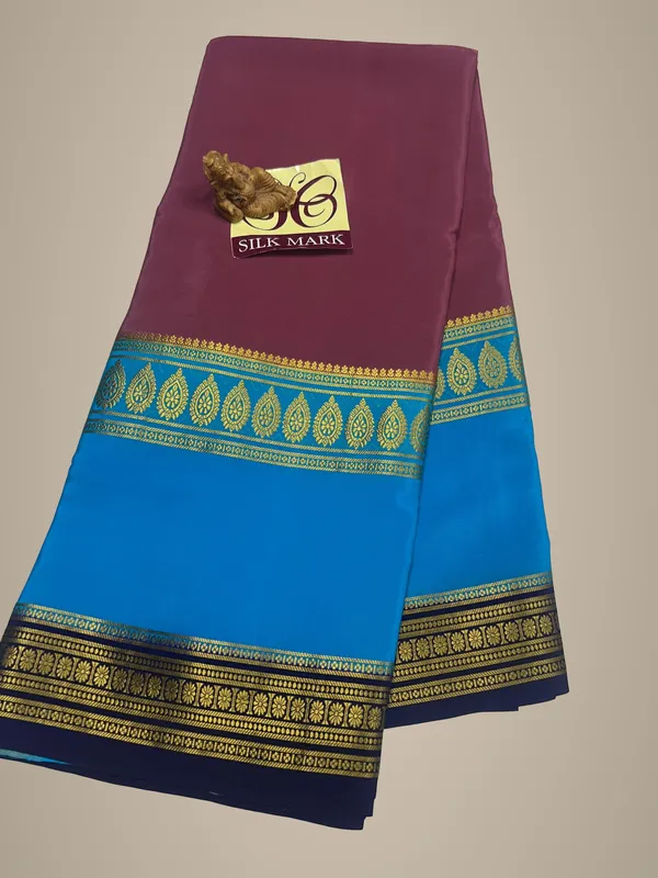 Pure_Mysore_Crepe_Silk_With_Embroidery_Saree_With_Blouse_Piece