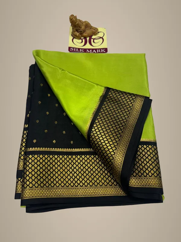Pure_Mysore_Crepe_Silk_Sarees_With_Blouse_Piece
