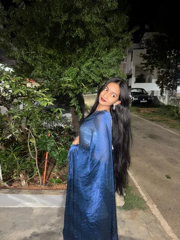 Bling_Border_Navy_Blue_Party_Wear_Stonework_Saree
