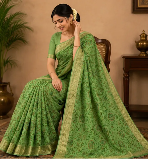 Semi_Crepe_Silk_Saree_Printed