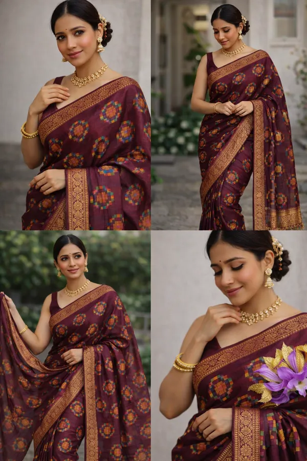 PURPLE_BOX_ORGANZA_SAREE