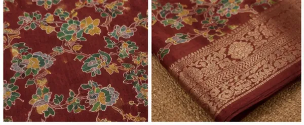 Semi_Dola_Silk_Saree_With_Running_Blouse
