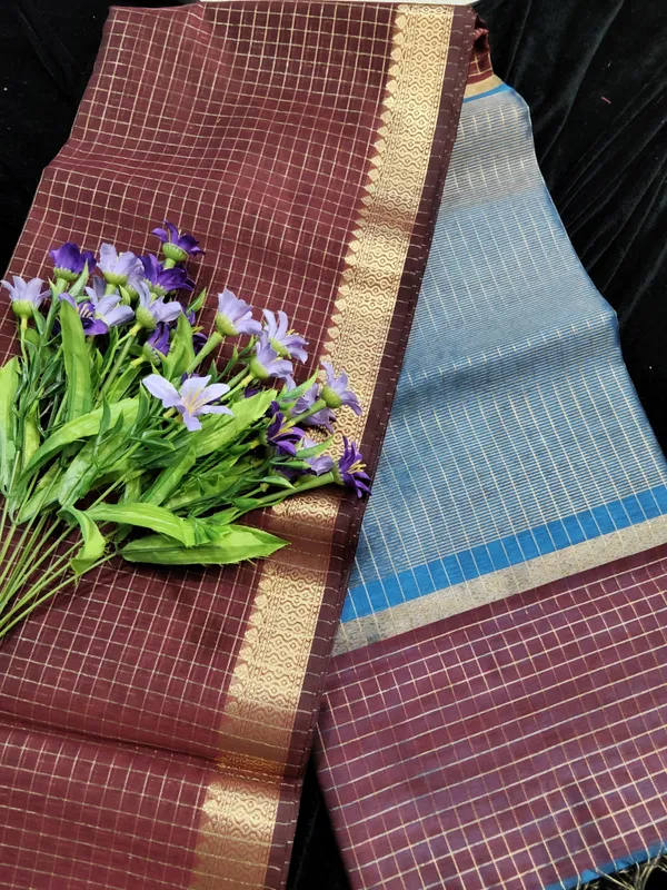 Premium_maheshwari_checks_cotton_saree_