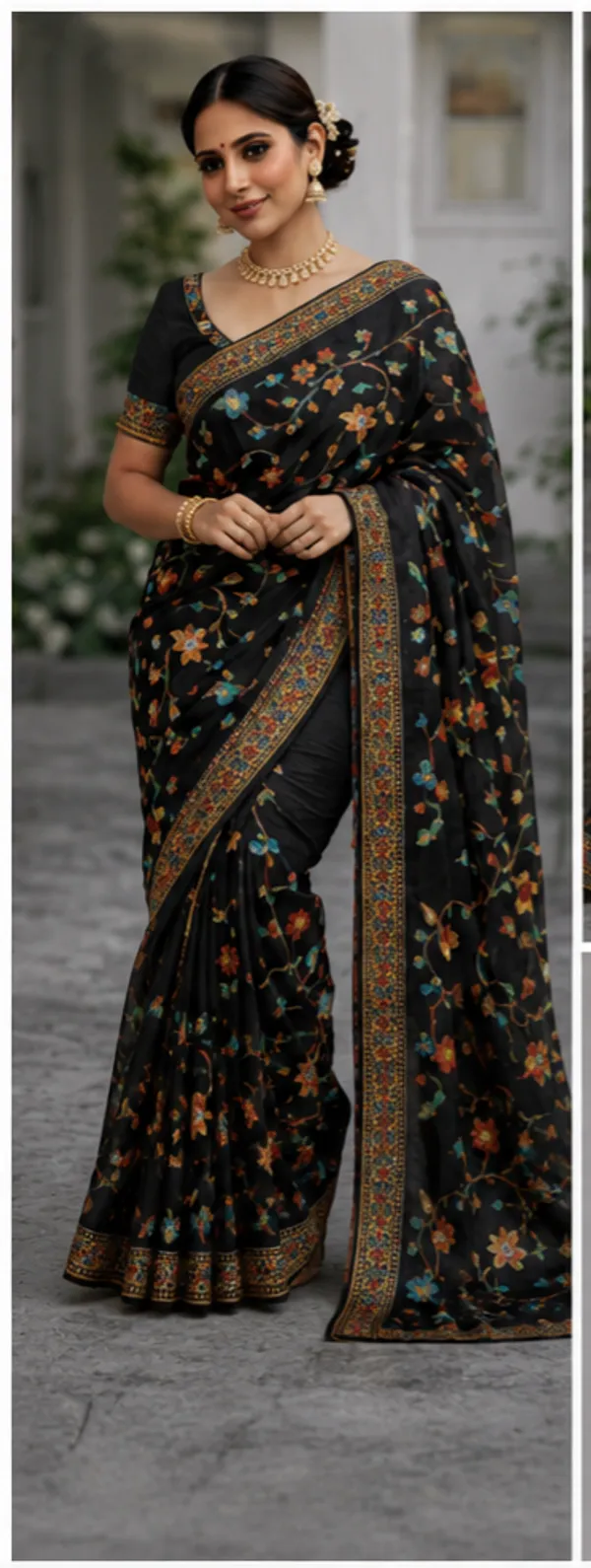 BLACK_THREAD_EMBROIDERY_SAREE