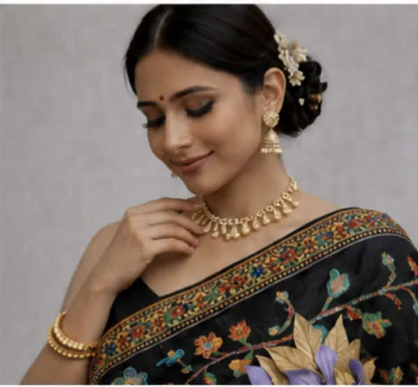 BLACK_THREAD_EMBROIDERY_SAREE