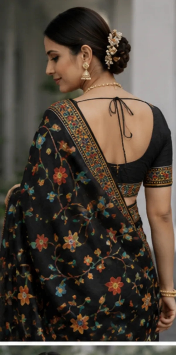BLACK_THREAD_EMBROIDERY_SAREE