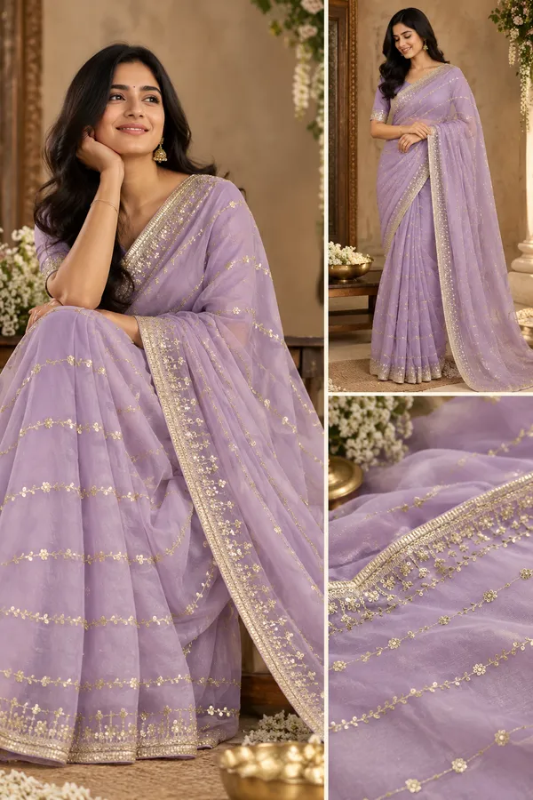 Rangoli_crush_Lavender_saree_
