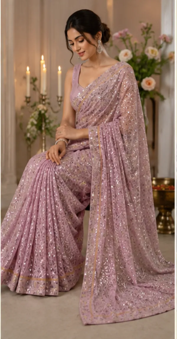 Ready_to_wear_Georgette_synthetic_saree