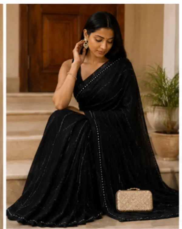 Ready_to_wear_saree_black