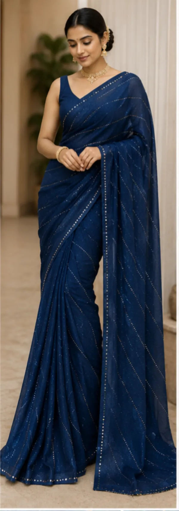 Ready_to_wear_saree_blue