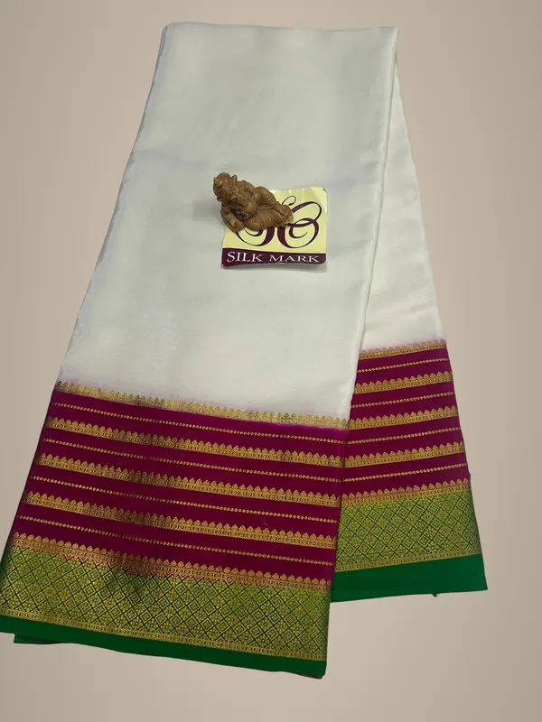 Pure_Mysore_Crepe_Silk_With_Embroidery_Saree_With_Blouse_Piece